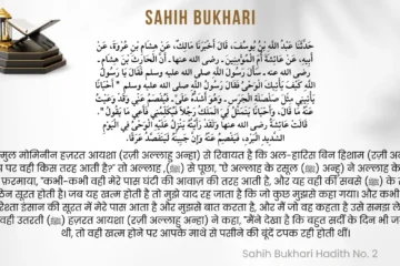 Sahih Bukhari Hadith No. 2 Wahi ke Aane ka Tareeqa (وحی کا طریقہ)