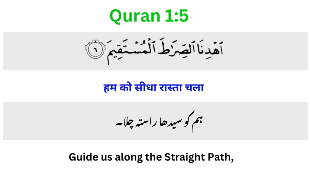 Surah Fatiha Tafseer Hindi Mein 